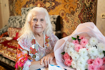 95 лет исполнилось труженице тыла и ветерану труда Марии Алексеевне Бокаревой