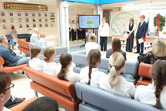 Медицинский класс открылся в кемеровской школе №14